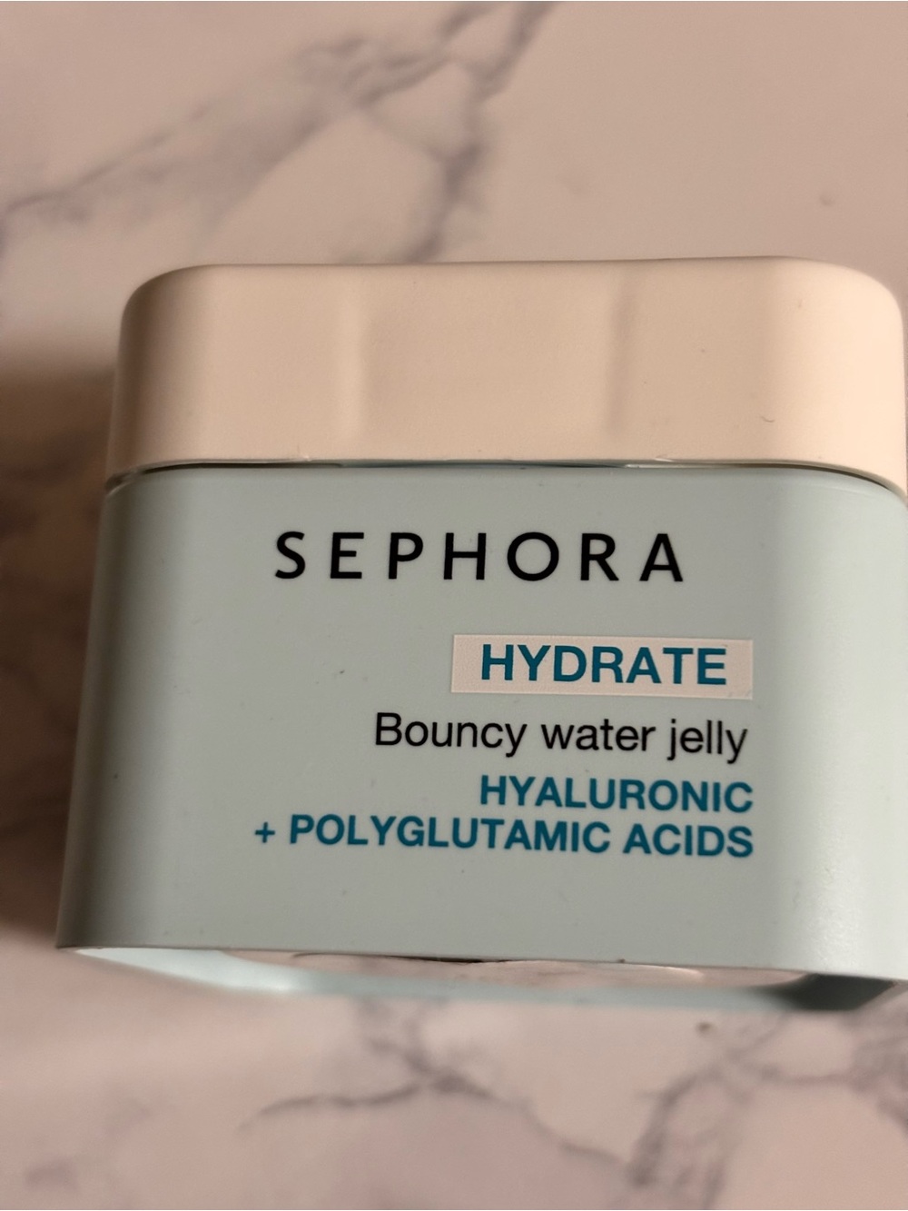 Sephora Hydrate Bouncy Water Jelly - Pale Blue & White